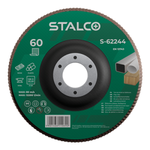  Tarcza ścierna listkowa 125MM GR100 Stalco S-62250