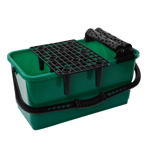 Wiadro glazurnicze + kratka + rolki 22 L Stalco S-39769 