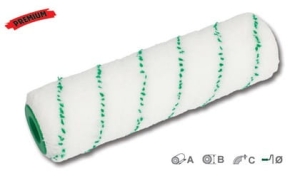 Wałek malarski zielona nić 100/30/9mm