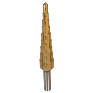 Wiertło stopniowe HSS-TIN RP 400-1200 skok 1mm Stalco S-72528