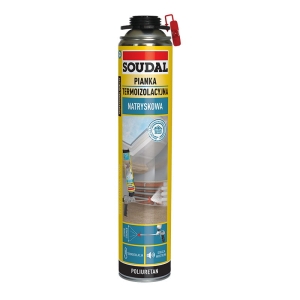 Soudal piana termoizolacyjna natryskowa 700ml pistoletowa