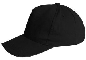 Czapka z daszkiem Carol czarna Stalco S-44223 