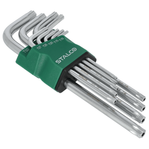 Klucz Torx z otworem imbusy 9 elem. STALCO S-46376 