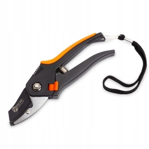 Sekator ogrodowy 200mm z uchwytem dwukomponentowym i kowadłem POLAX 70-022 