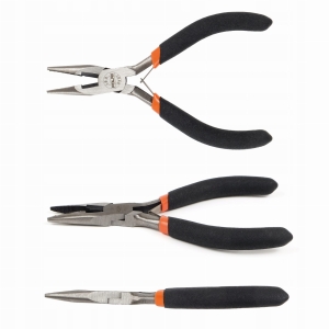 Szczypce wydłużone proste mini 125mm POLAX 35-021 