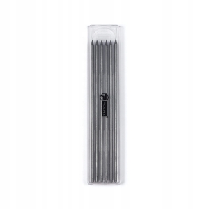 Wkłady do ołówka mechanicznego czarny 2,8mm opk 6szt POLAX 50-005 