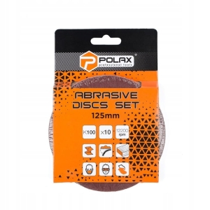 Krążek ścierny 125mm K100 op10szt POLAX 54-050 