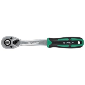 Grzechotka odgięta 1/2" 72 zęby 255mm Stalco S011154722