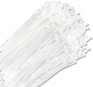 Opaski nylonowe białe 2,5x100 Stalco OPPB25100 