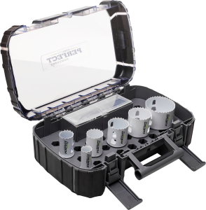 Zestaw otwornic bimetalicznych dla instalatorów sanitarnych / elektryków zestaw dla elektryków STALCO S-70780