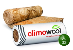 Wełna szklana Climowool wełna DF 33 0,033 18cm 3,00m2