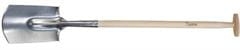Szpadel prosty hartowany trzon drewniany, pochwyt drewniany Garden Stalco S-80101