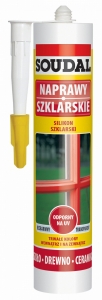 Silikon Szklarski bezbarwny Soudal 280ml