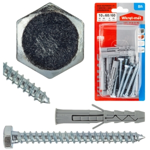 Kołek rozporowy sześciokątny 10x60 BK-10060 opk 8 szt