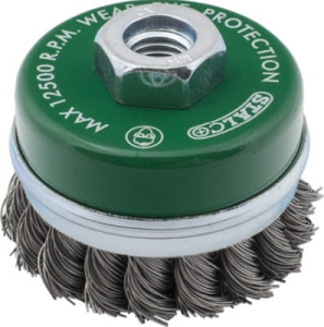 Stalco S-34740 Szczotka czołowa 100mm     splatana