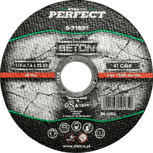 Tarcza Do Cięcia Betonu Płaska 115X3 Stalco S-71633