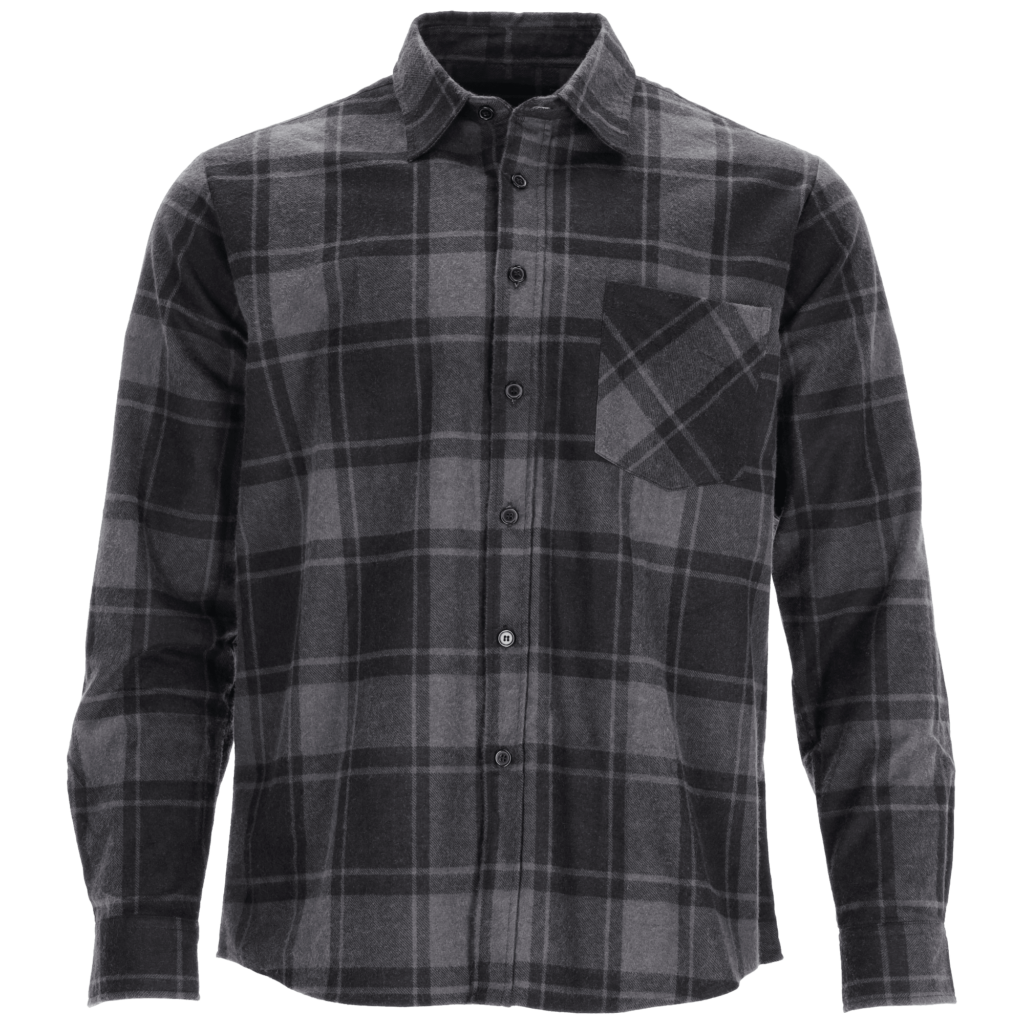 Koszula flanelowa M szara Square Stalco S-51152
