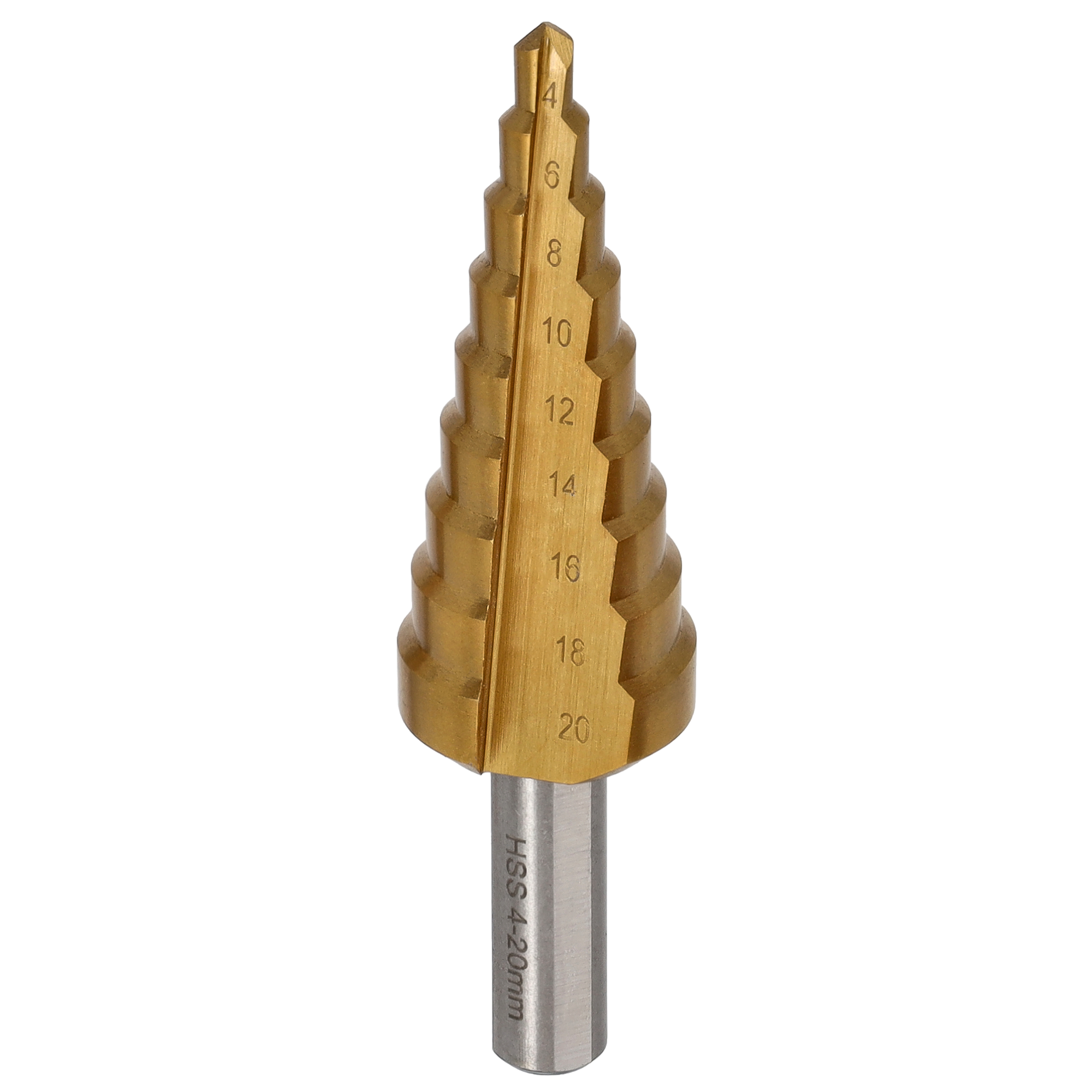 Wiertło stopniowe HSS-TIN RP 400-2000 skok 2mm Stalco S-72530
