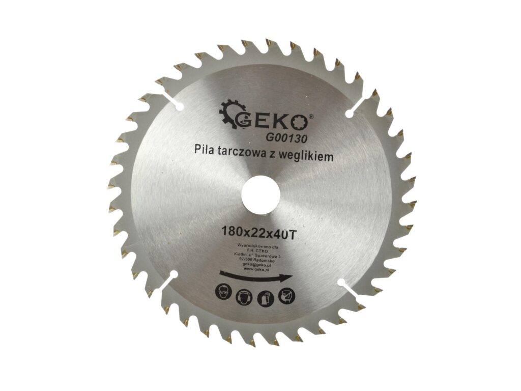 Tarcza do drewna Geko 180x22 Z-40 G00130