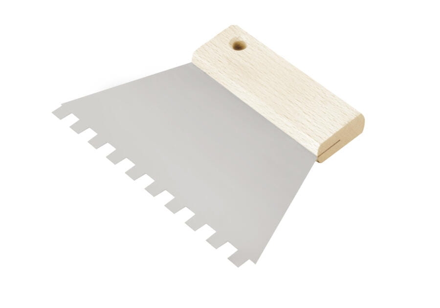 Solid Szpachla nierdzewna trapez 150mm ząb 6x6 5653
