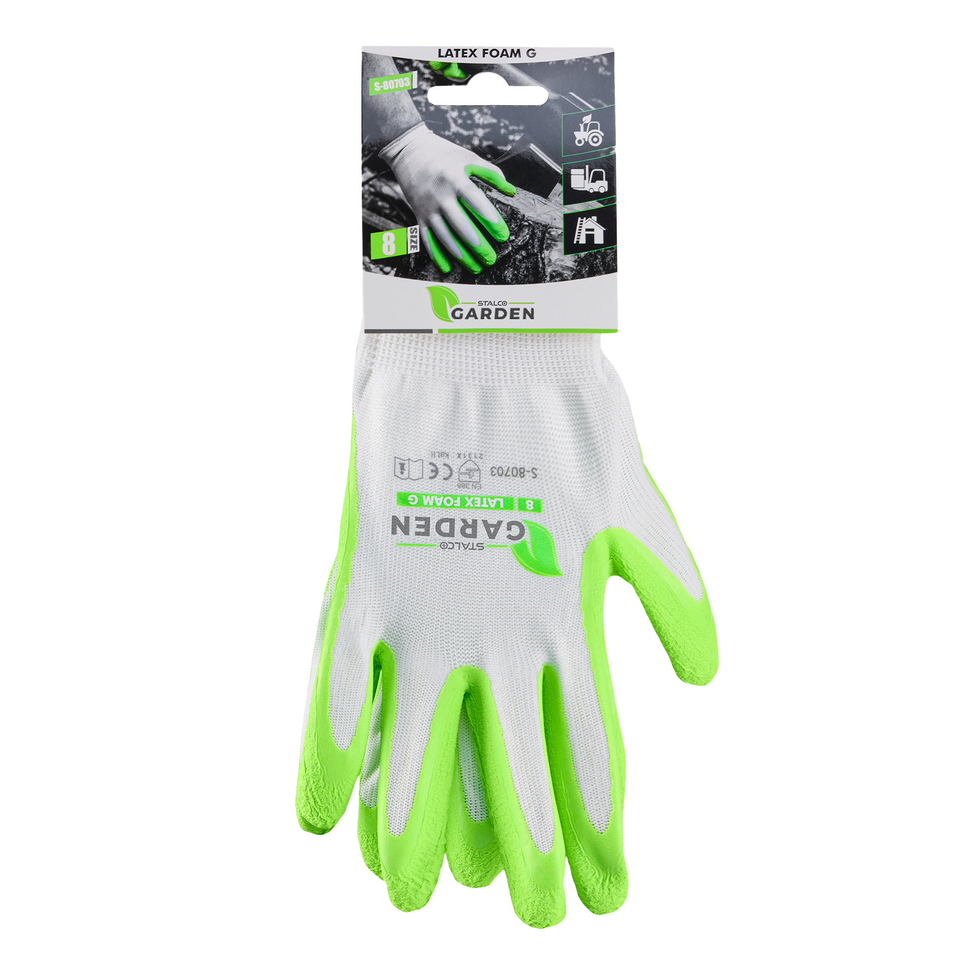 RĘKAWICE POLIESTROWE "LATEX FOAM G" Stalco S-80703