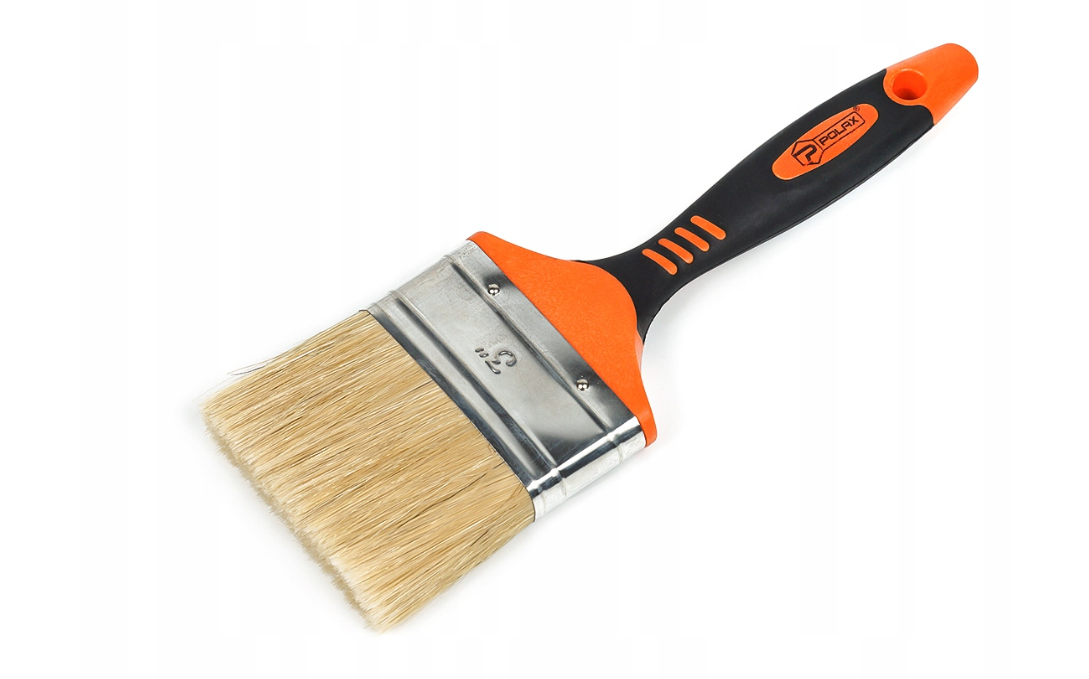 Płaski pędzel 3"/75mm ELITE z gumową rączką 03-005