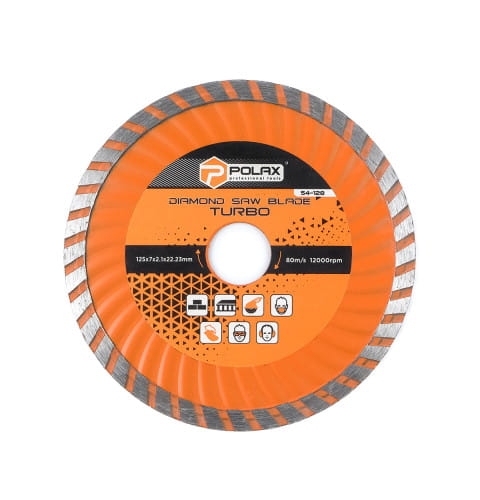 Tarcza diamentowa Turbo wave 125x7x2,1x22,23mm POLAX 54-128