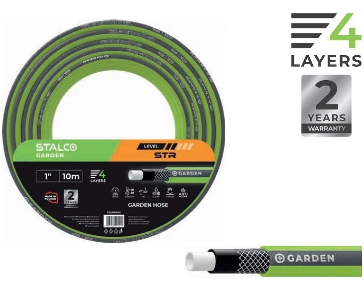 Wąż ogrodowy STR 1/2" 15m Stalco Garden S102081215