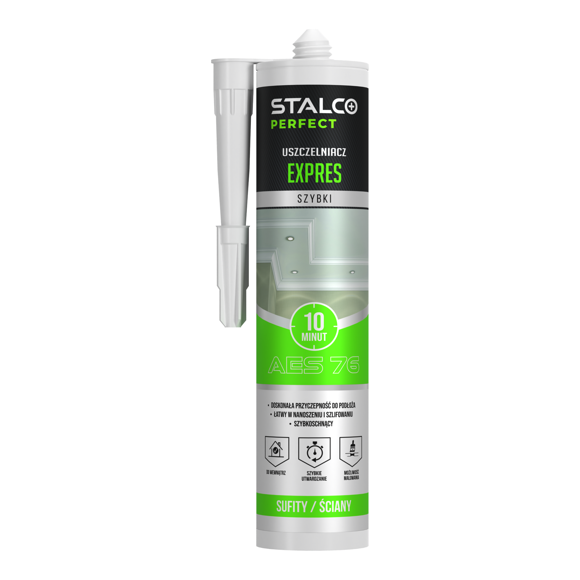 Uszczelniacz express szybki 280 ml AES76 Stalco S-64776
