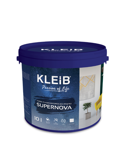 Kleib Supernova P 10L do wnętrz lateksowa farba matowa do barwienia