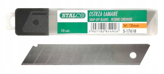 Ostrza łamane 18 mm Stalco S-17618