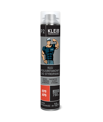Kleib P2 klej do styropianu poliuretanowy 750ml