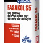 Klej do klejenia płyt gipsowych Kabex Fasakol S5 20kg
