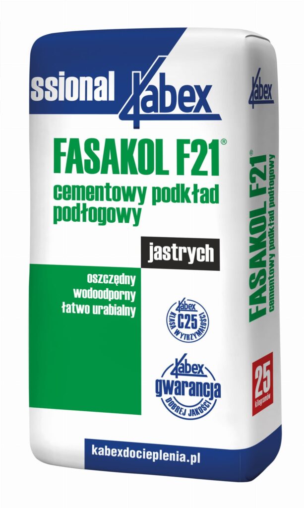 Posadzka cementowa Kabex Fasakol F21 25kg
