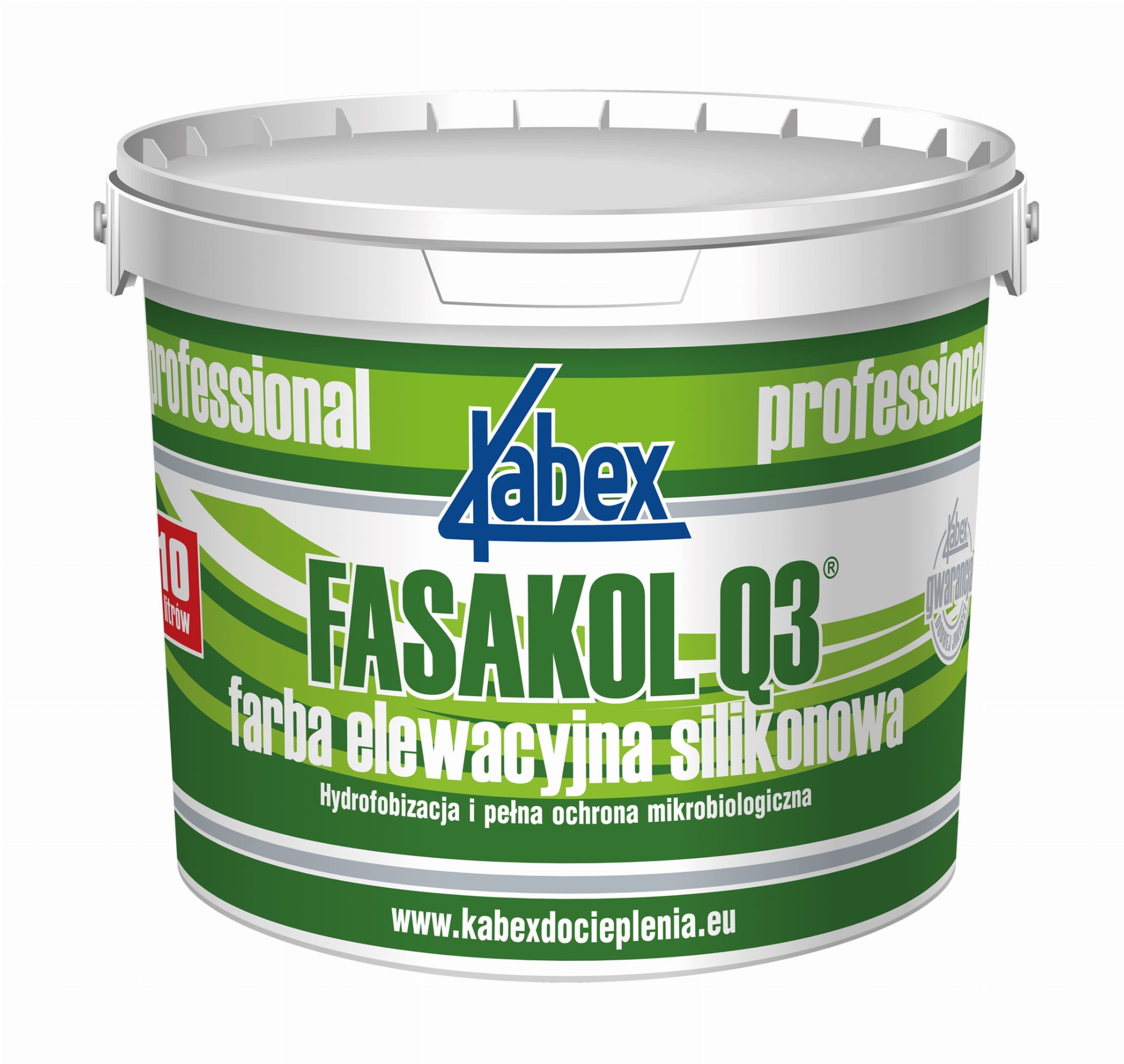 Farba elewacyjna silikonowa Kabex Fasakol Q3 4l