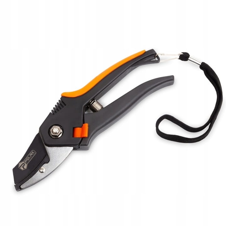 Sekator ogrodowy 200mm z uchwytem dwukomponentowym i kowadłem POLAX 70-022
