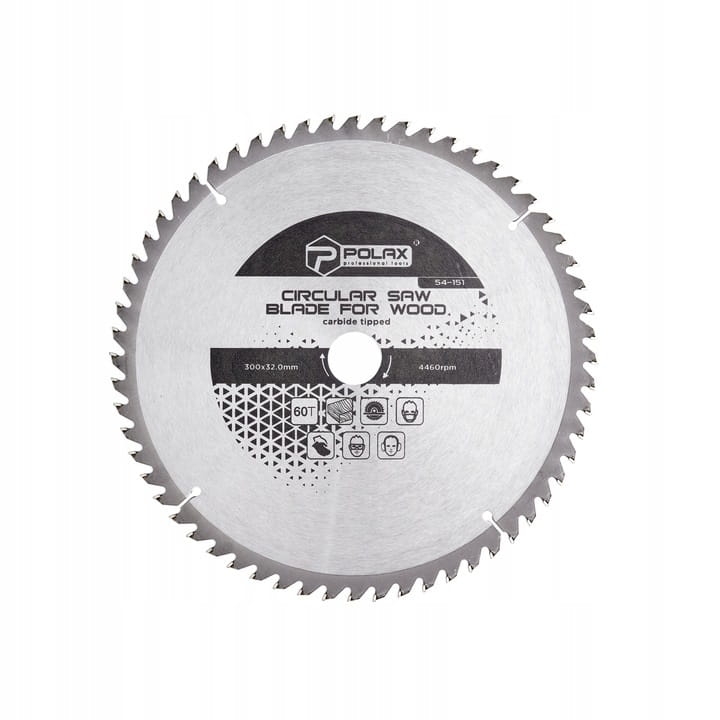 Piła tarczowa do drewna 300x32,0/30,0 60T POLAX 54-151