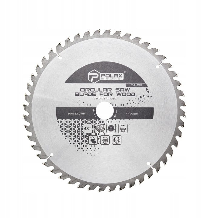 Piła tarczowa do drewna 300x32,0/30,0 48T POLAX 54-150