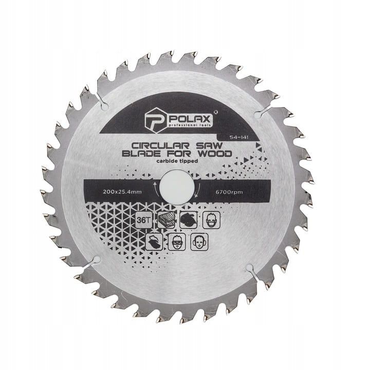 Piła tarczowa do drewna 200x25,4/200 36T POLAX 54-141