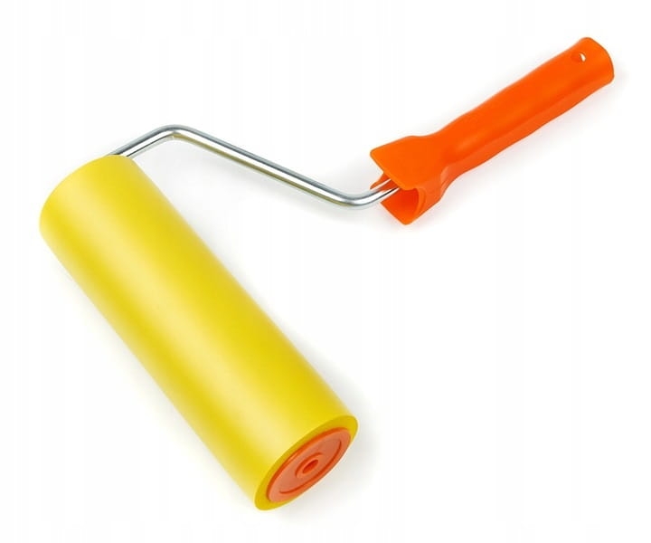 Wałek dociskowy do tapet z rączką 8x180mm POLAX 21-003