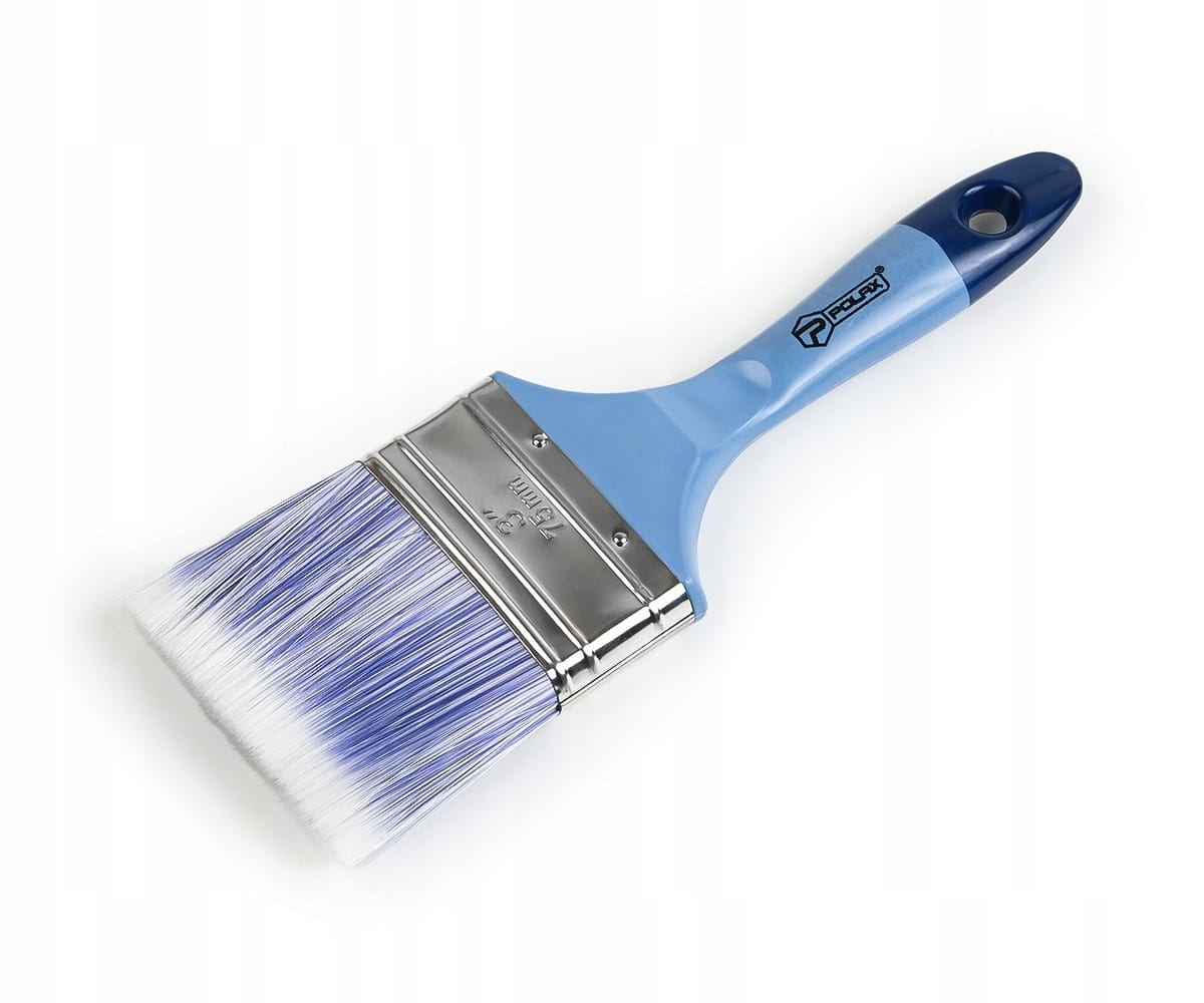 Płaski pędzel z plastikową rączką ACRYLIC 3"/75mm POLAX 03-011