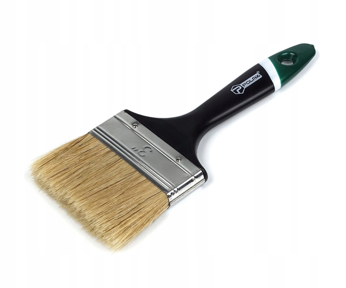 Płaski pędzel z plastikową rączką ENGLISH 3"/75mm POLAX 10-005