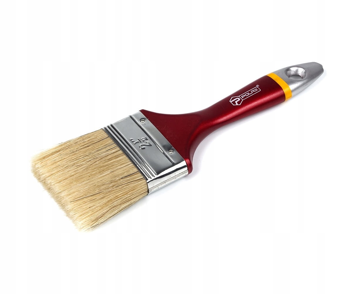 Płaski pędzel z plastikową rączką EURO 2,5"/63mm POLAX 14-004