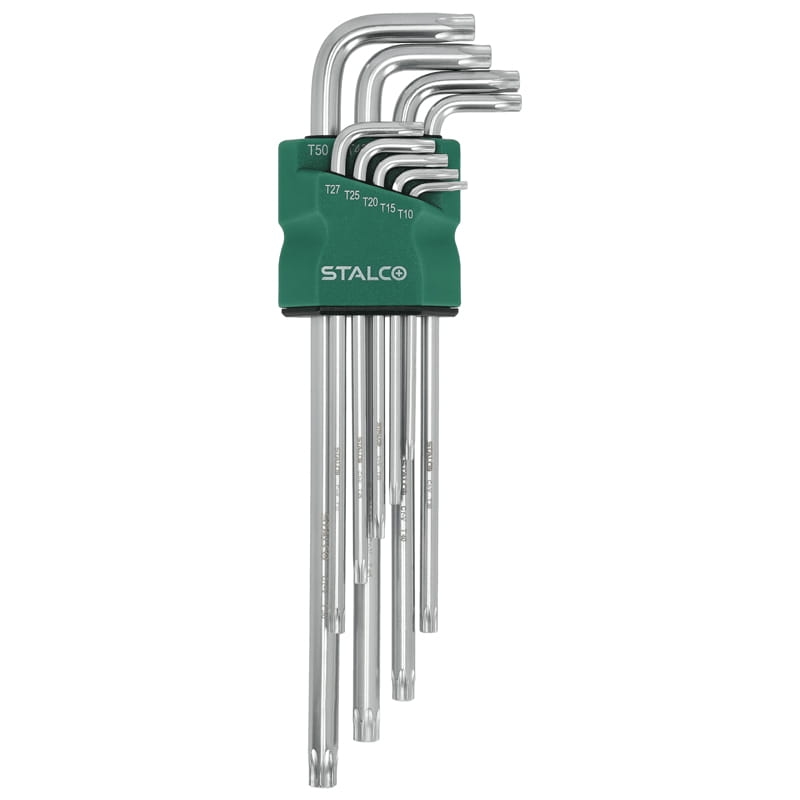 Klucz Torx z otworem imbusy 9 elem. STALCO S-46374