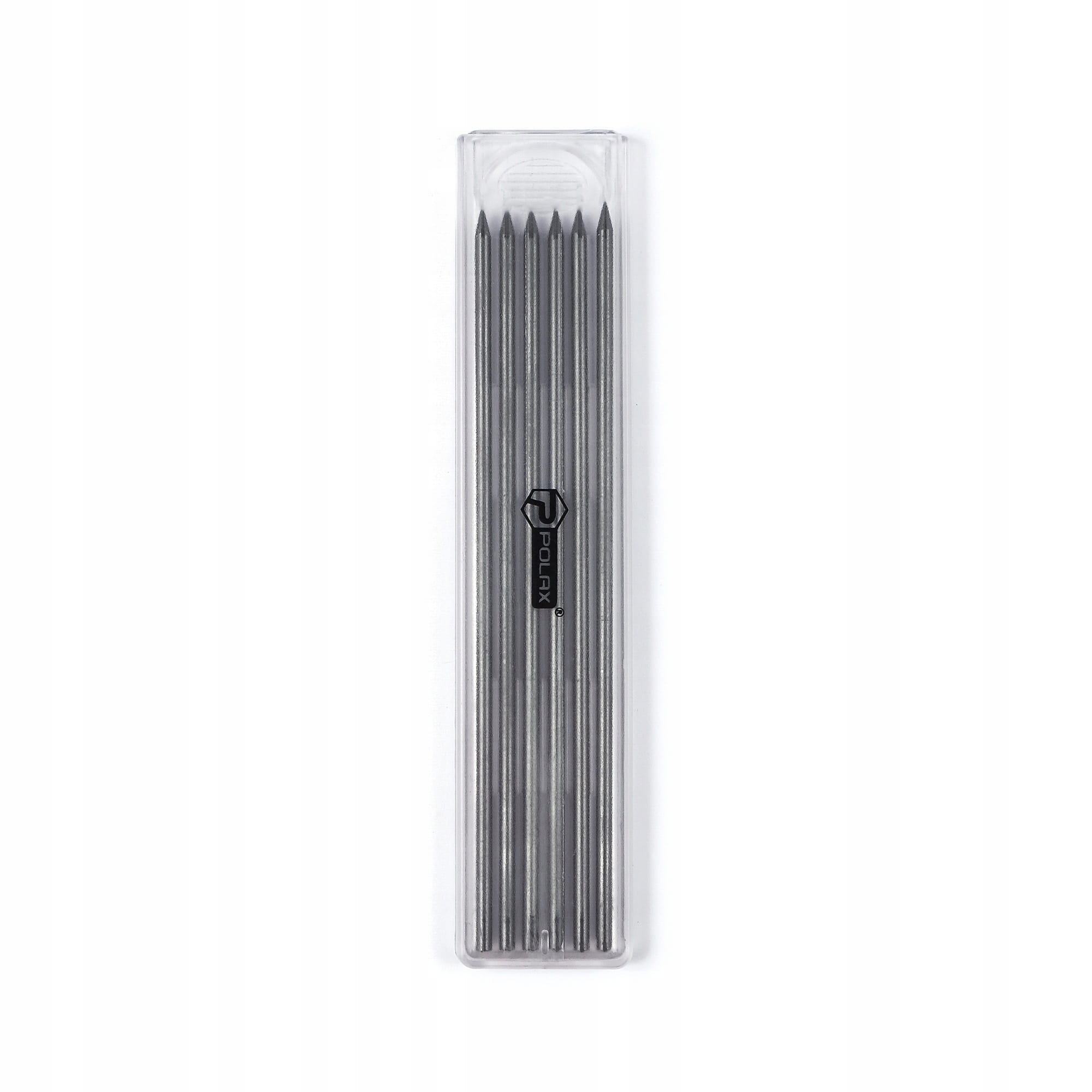 Wkłady do ołówka mechanicznego czarny 2,8mm opk 6szt POLAX 50-005