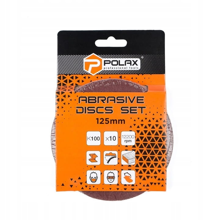 Krążek ścierny 125mm K100 op10szt POLAX 54-050