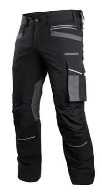 Spodnie robocze PROFESIONAL STRETCH LINE 2XL czarne Stalco S-79271