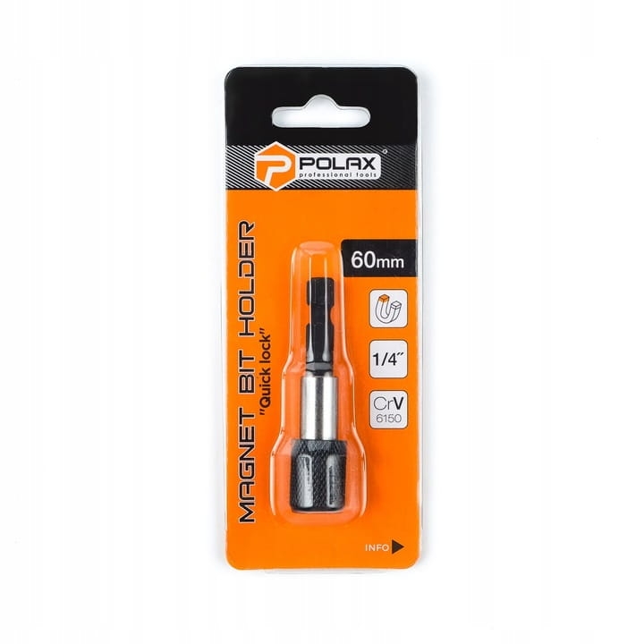 Adapter do bitów magnetyczny Quick Lock 60mm POLAX 51-093