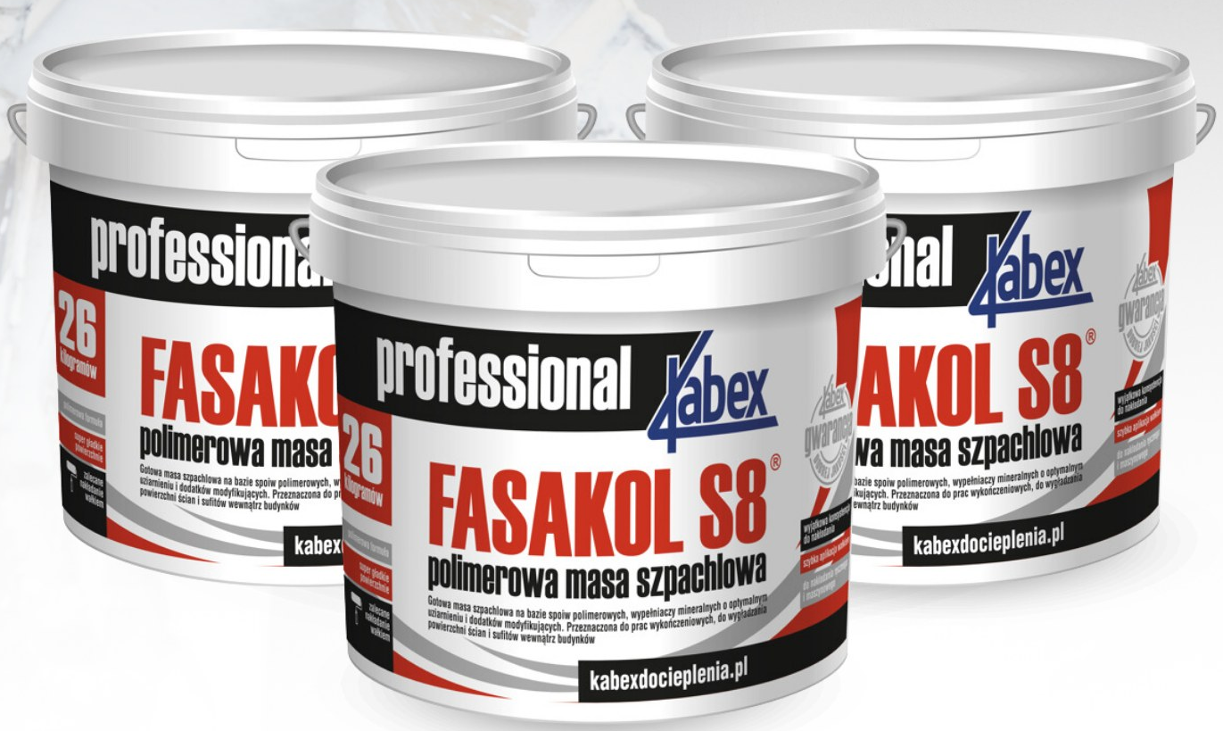 KABEX Fasakol S8 Polimerowa masa szpachlowa 26kg