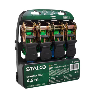 Pas do ładunków 700kg 4,5mx25mm Stalco S-47842
